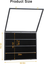 Load image into Gallery viewer, 36 Graded Sports Card Display Frames - UV-Protected and Sturdy Case 2 Pack