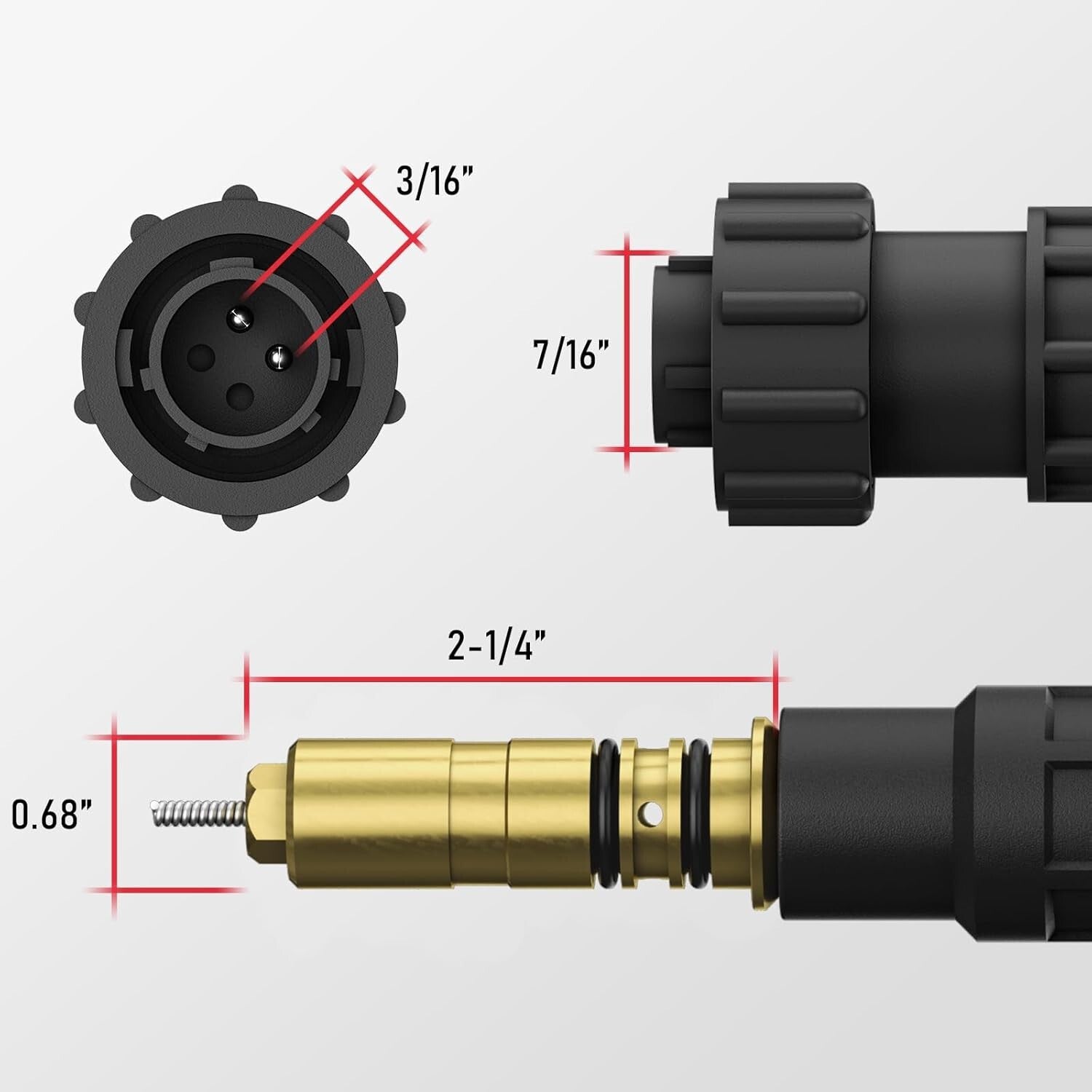 10ft 150A Flexible Neck MIG Welding Gun Torch for Miller - Reliable Replacement