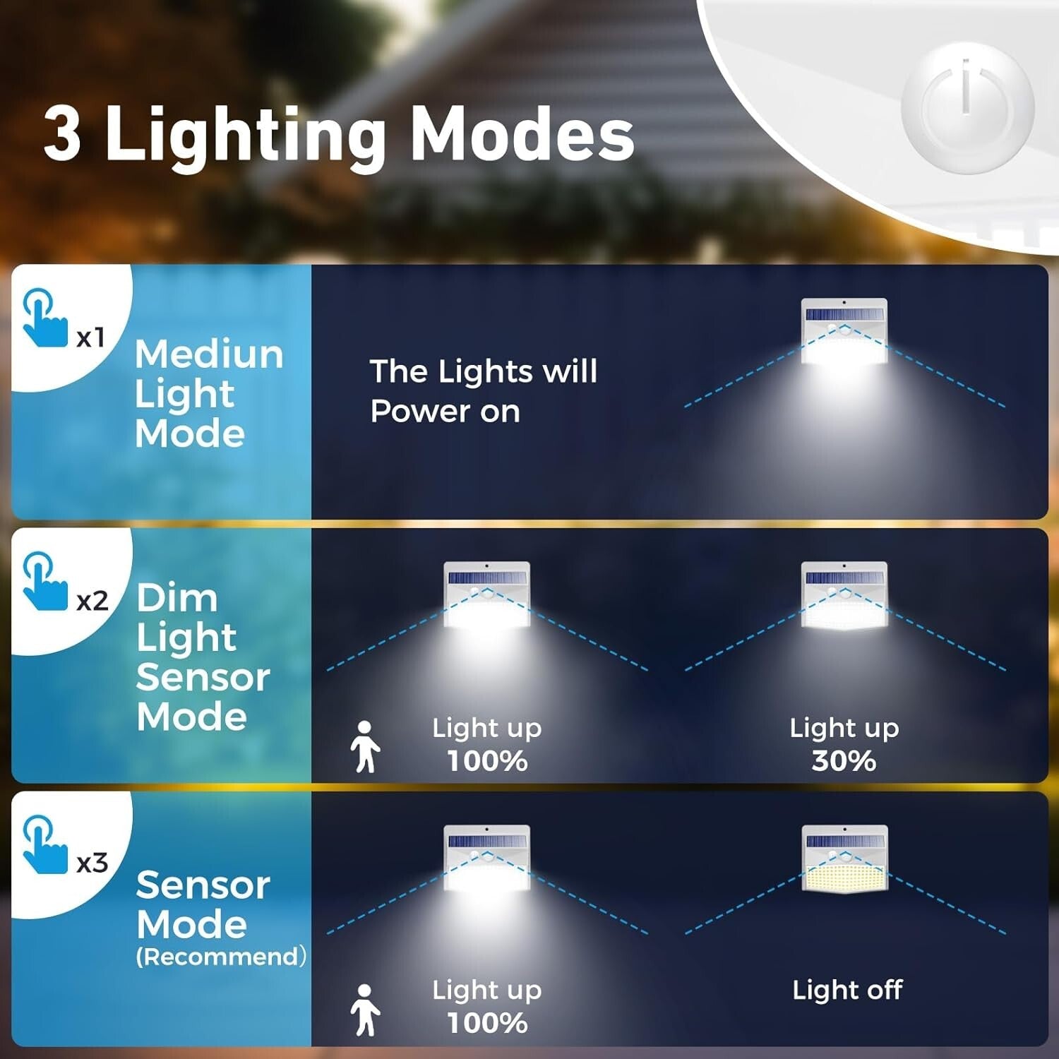 16-Pack Solar Motion Sensor Outdoor Lights - Waterproof & Energy Efficient