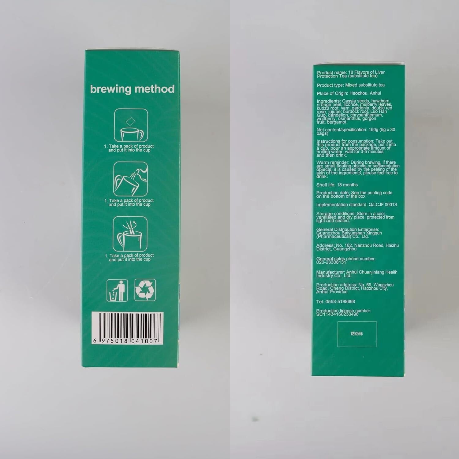 Daily Liver Support Tea with Natural Ingredients – Pack of 90 Individual Bags