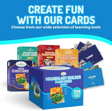 Load image into Gallery viewer, 300 Vocabulary Builder Flashcards for Speech Therapy, ESL, &amp; Autism Learning