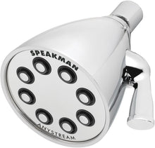 Load image into Gallery viewer, Polished Chrome High Pressure Shower Head with Adjustable Anystream Technology
