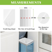 Load image into Gallery viewer, 8-Gallon Clear Garbage Bags, 1200 Count - Strong &amp; Versatile for Home &amp; Office