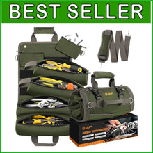 Load image into Gallery viewer, Compact Roll-Up Tool Organizer with 11 Pockets | Perfect for Mechanics and Gifts