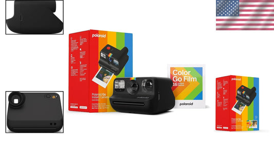 Go Generation 2 Mini Instant Camera with Color Film Bundle - 16 Photos Included
