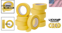 Load image into Gallery viewer, Flexible Yellow Masking Tape for Automotive Use - 10-Pack, Easy Tear Design