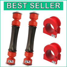 Load image into Gallery viewer, Performance 4-Piece Sway Bar Link &amp; CODE RED Bushing Kit for 07-20 GM Vehicles