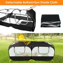 Load image into Gallery viewer, Portable Detachable Bottom Playpen for Small Animals - Spacious &amp; Lightweight