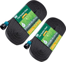 Load image into Gallery viewer, Kink-Resistant Garden Soaker Hose 100FT - Easy Storage &amp; Setup for Gardeners