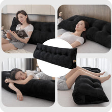 Load image into Gallery viewer, Ergonomic Large Wedge Pillow - California King Backrest for Reading &amp; Relaxation