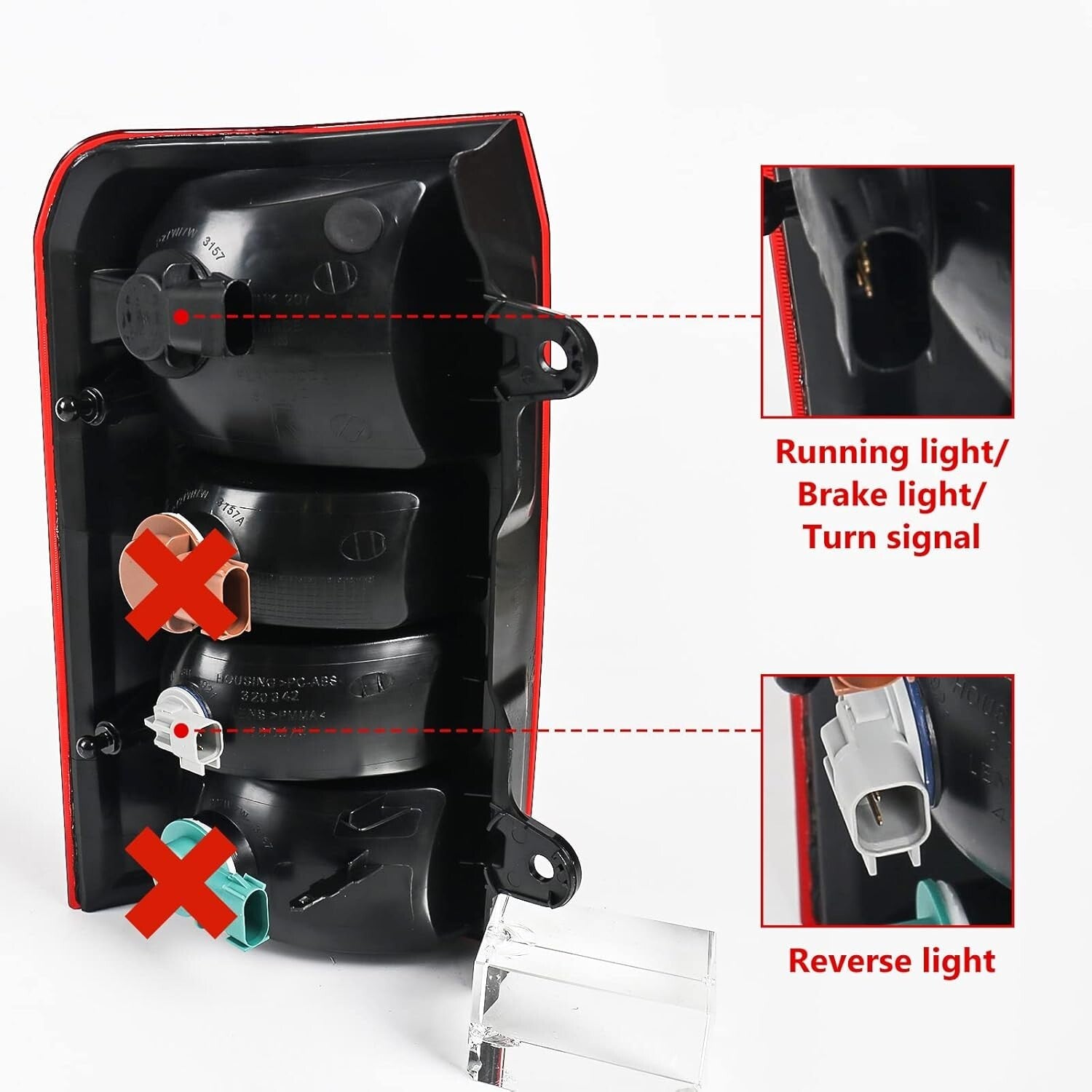 Premium Quality Left Taillight for Jeep Patriot (2008-2017) - 12V Brake Light