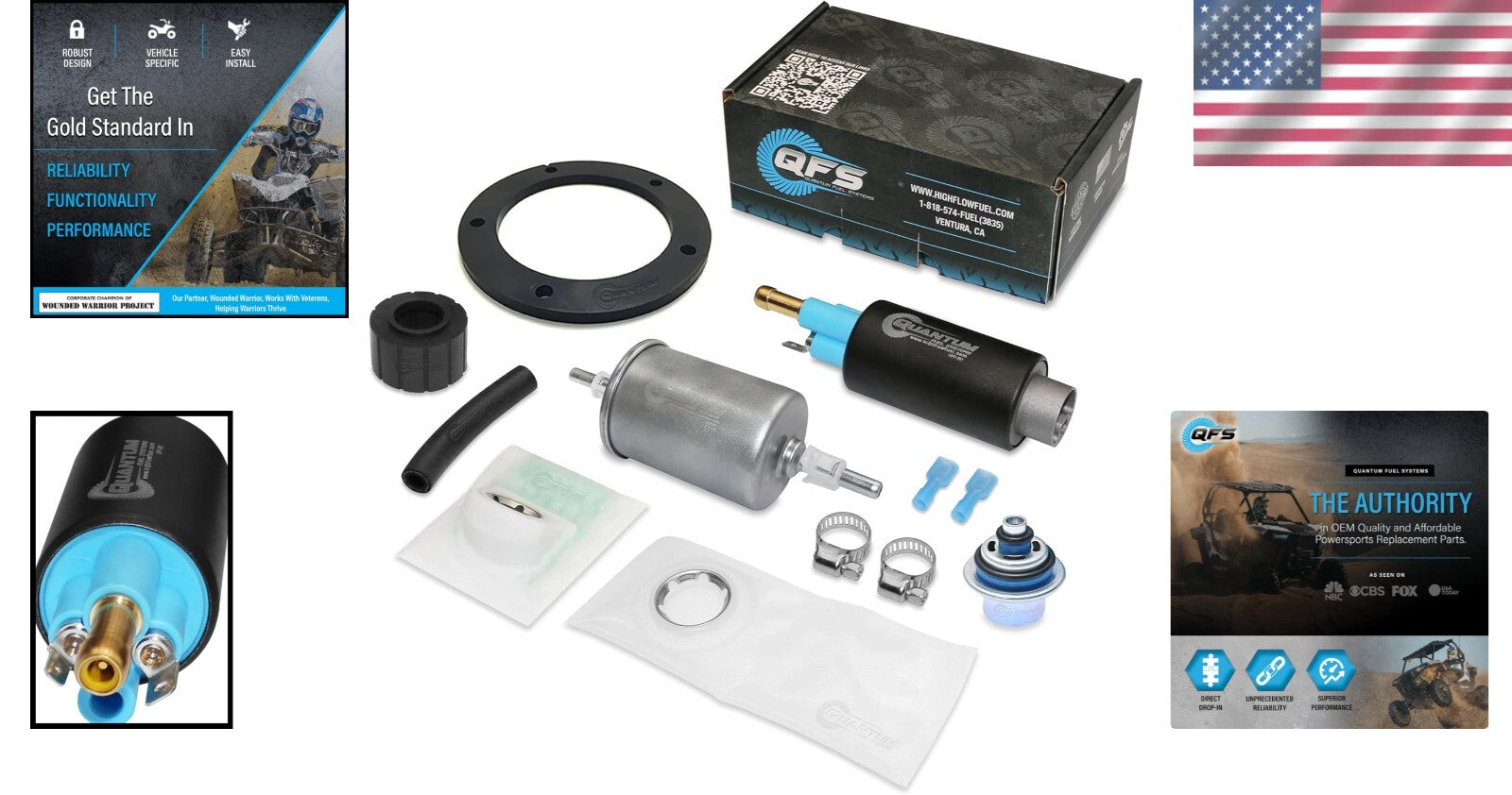 Durable Polaris Fuel Pump Replacement - Corrosion-Resistant & Reliable Operation