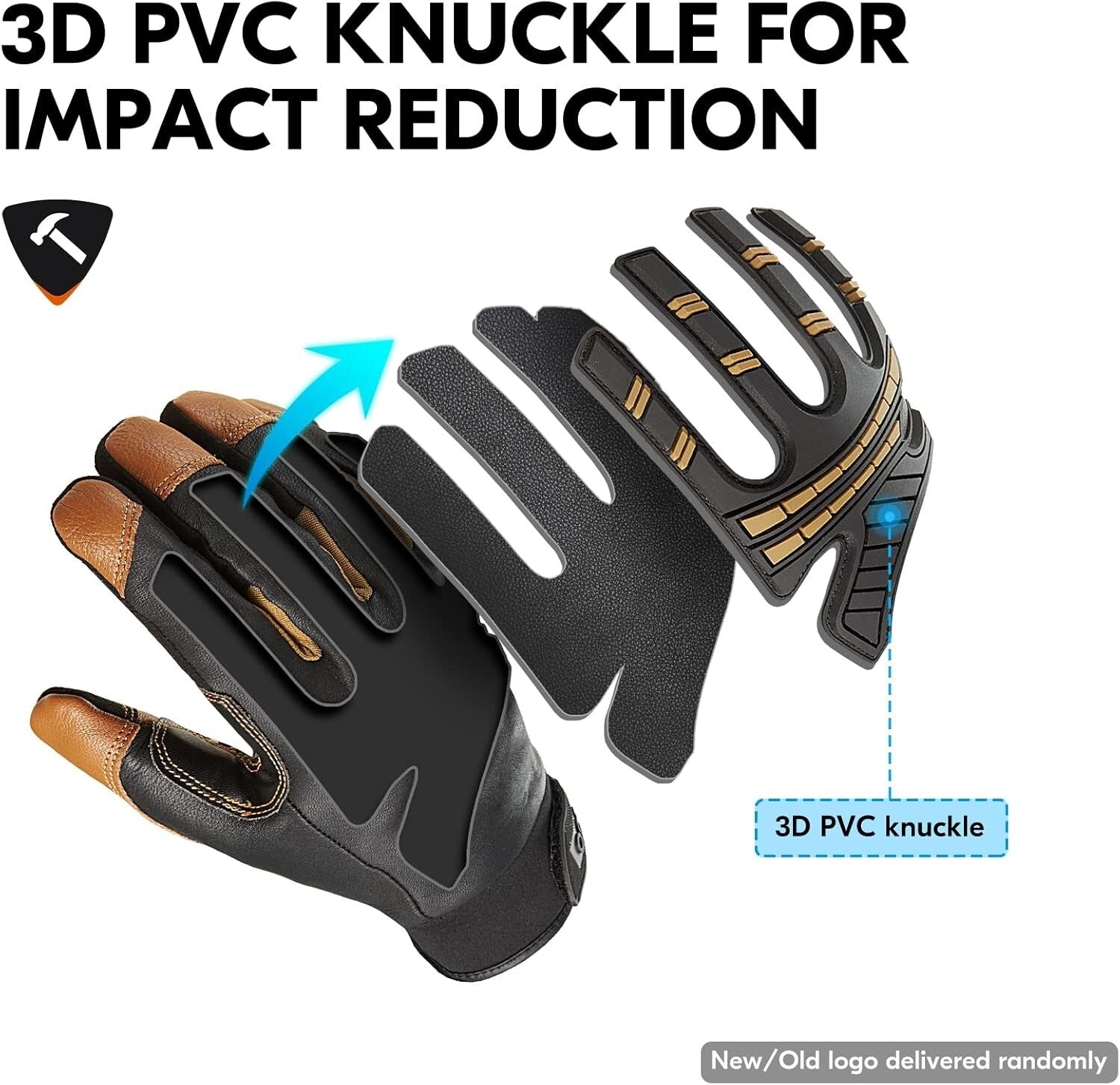 Ergonomic High Dexterity Winter Gloves - Touchscreen, Waterproof, Brown Medium