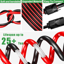 Load image into Gallery viewer, Weather-Resistant 10AWG Solar Panel Extension Cable - 50FT with IP67 Connectors