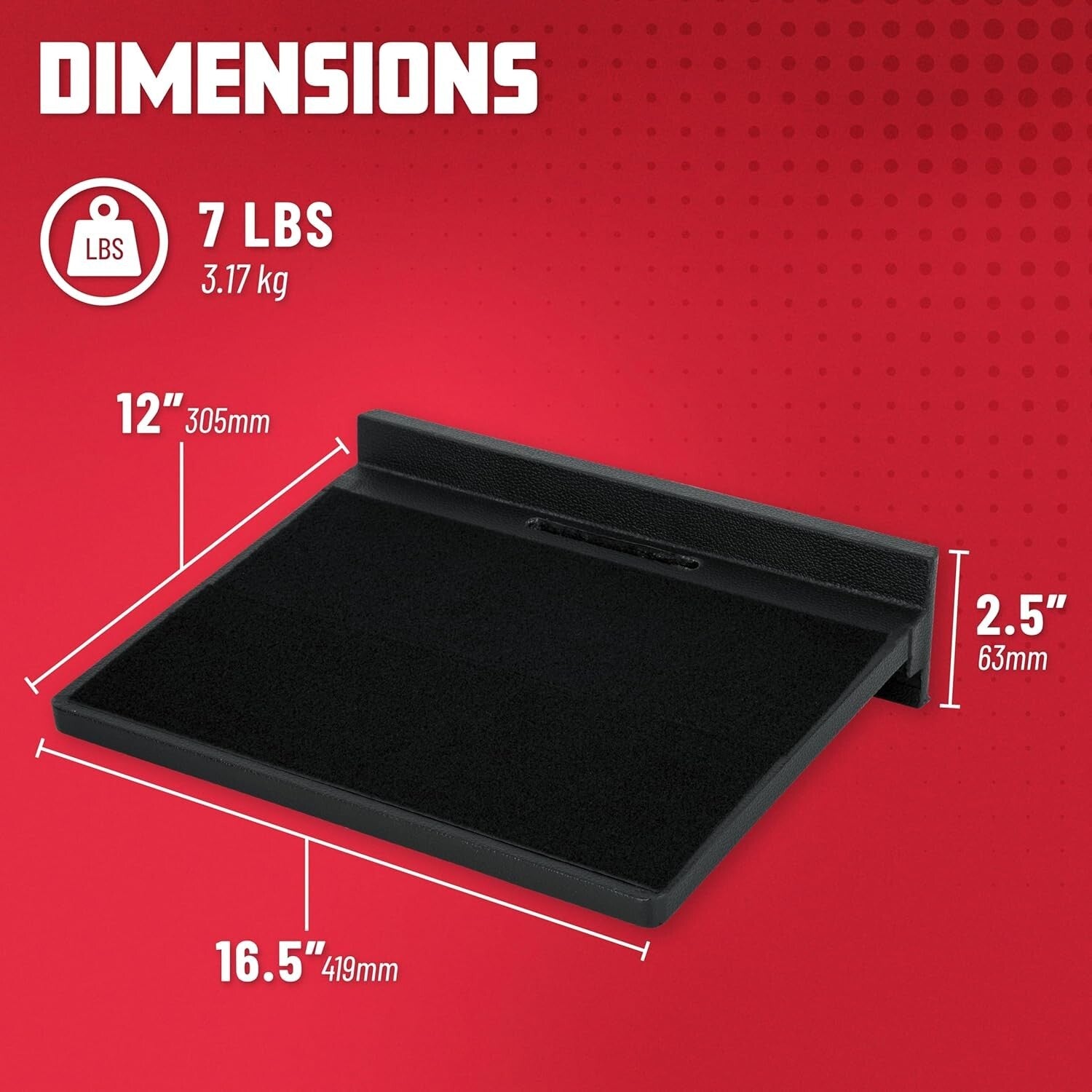 Durable Black Tolex Guitar Pedal Board with Built-In Power and Nylon Carry Case