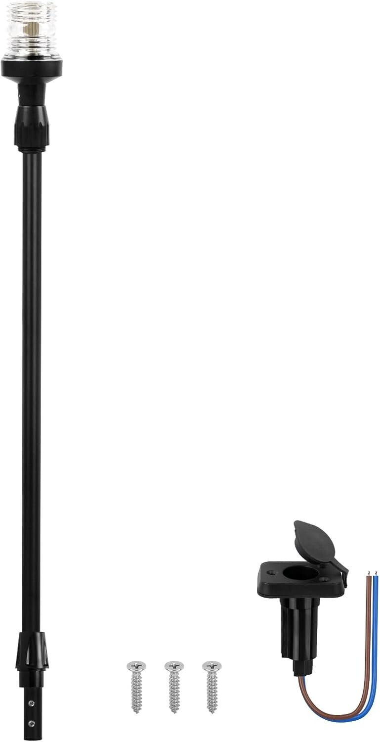 IP67 Waterproof 3NM LED Boat Navigation Light - Fits Pontoon, Yacht, Bass Boats