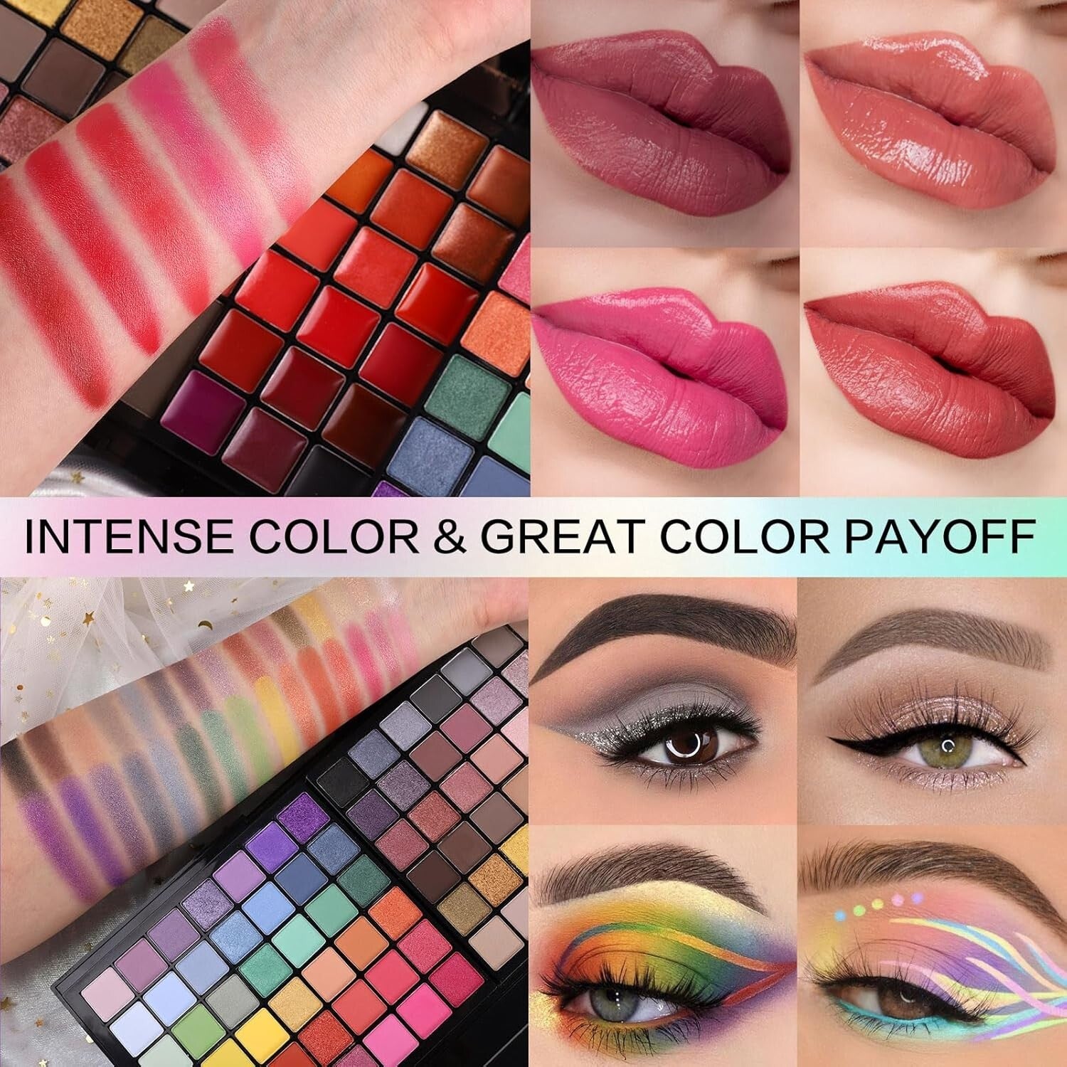 Elegant Makeup Gift Set for Women: All-in-One Case with Mirror and Tools