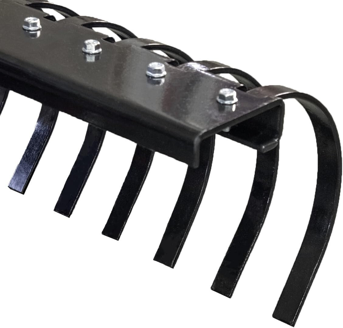 Versatile 3-Point CAT-0 Rake with Adjustable Tines for Landscaping Professionals