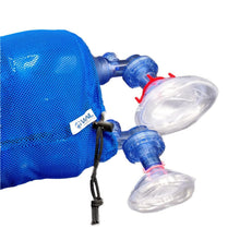 Load image into Gallery viewer, Portable CPR Training Bundle: Adult, Child, &amp; Infant Masks with Reservoir Bag