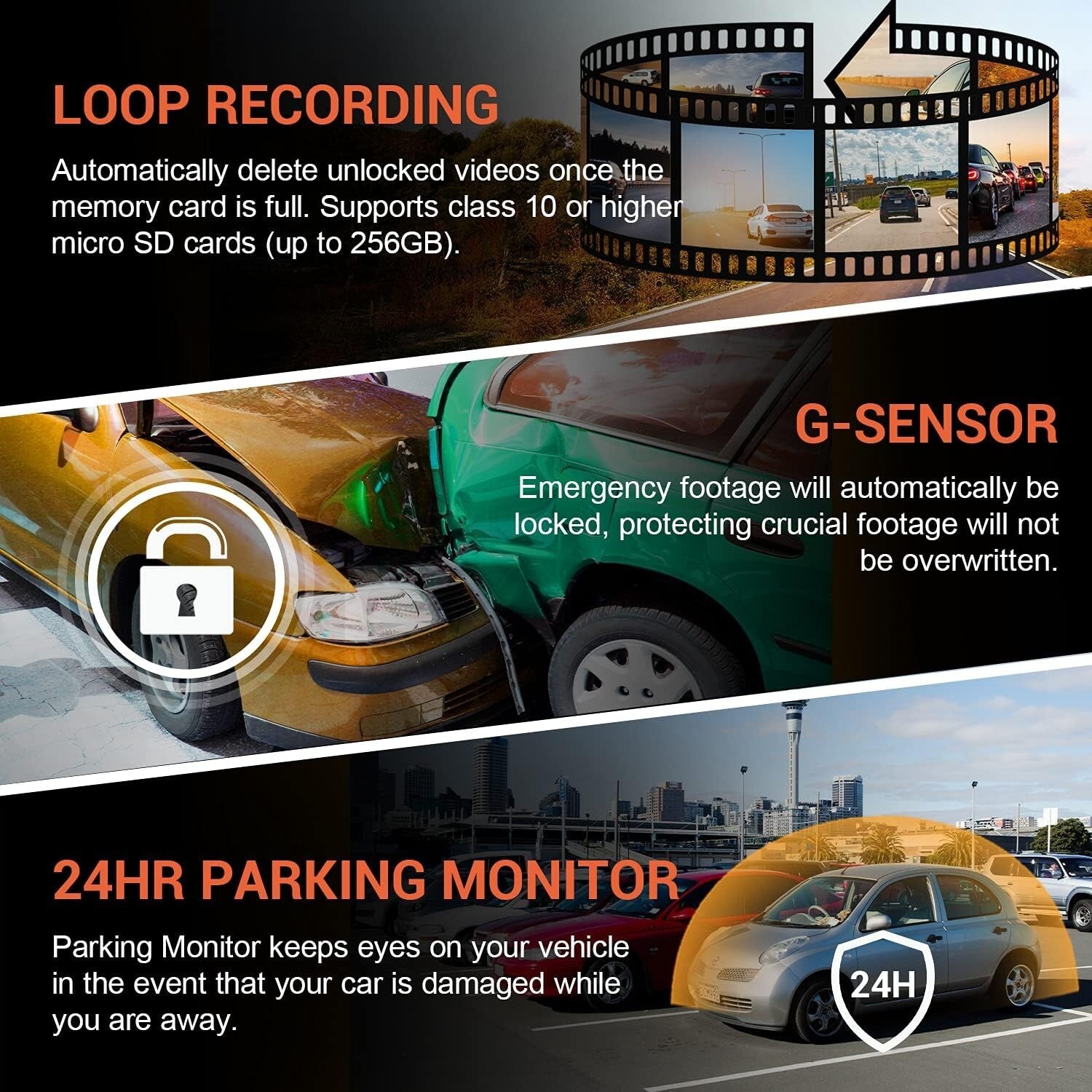 4K Dual Channel Car Dash Cam with Wi-Fi & Rear Camera - Ultimate Safety Solution
