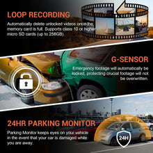 Load image into Gallery viewer, 4K Dual Channel Car Dash Cam with Wi-Fi &amp; Rear Camera - Ultimate Safety Solution
