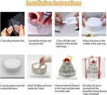 Load image into Gallery viewer, Premium Money Flower Cake GiftBox with Artificial Roses - 4 Tier Celebration