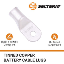 Load image into Gallery viewer, High Conductivity 25 pcs 4/0 AWG Ring Battery Cable Lugs - Non-Insulated Copper