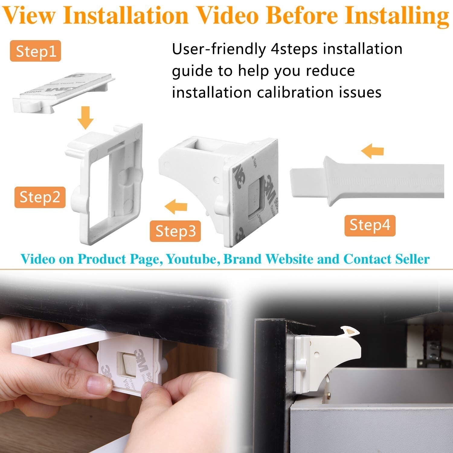 15-Pack Magnetic Cabinet Locks for Baby Proofing - Secure Your Home Effortlessly