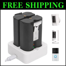 Load image into Gallery viewer, Complete 2-Pack 6040mAh Battery Solution with Charger for Ring-Doorbell &amp; Cam