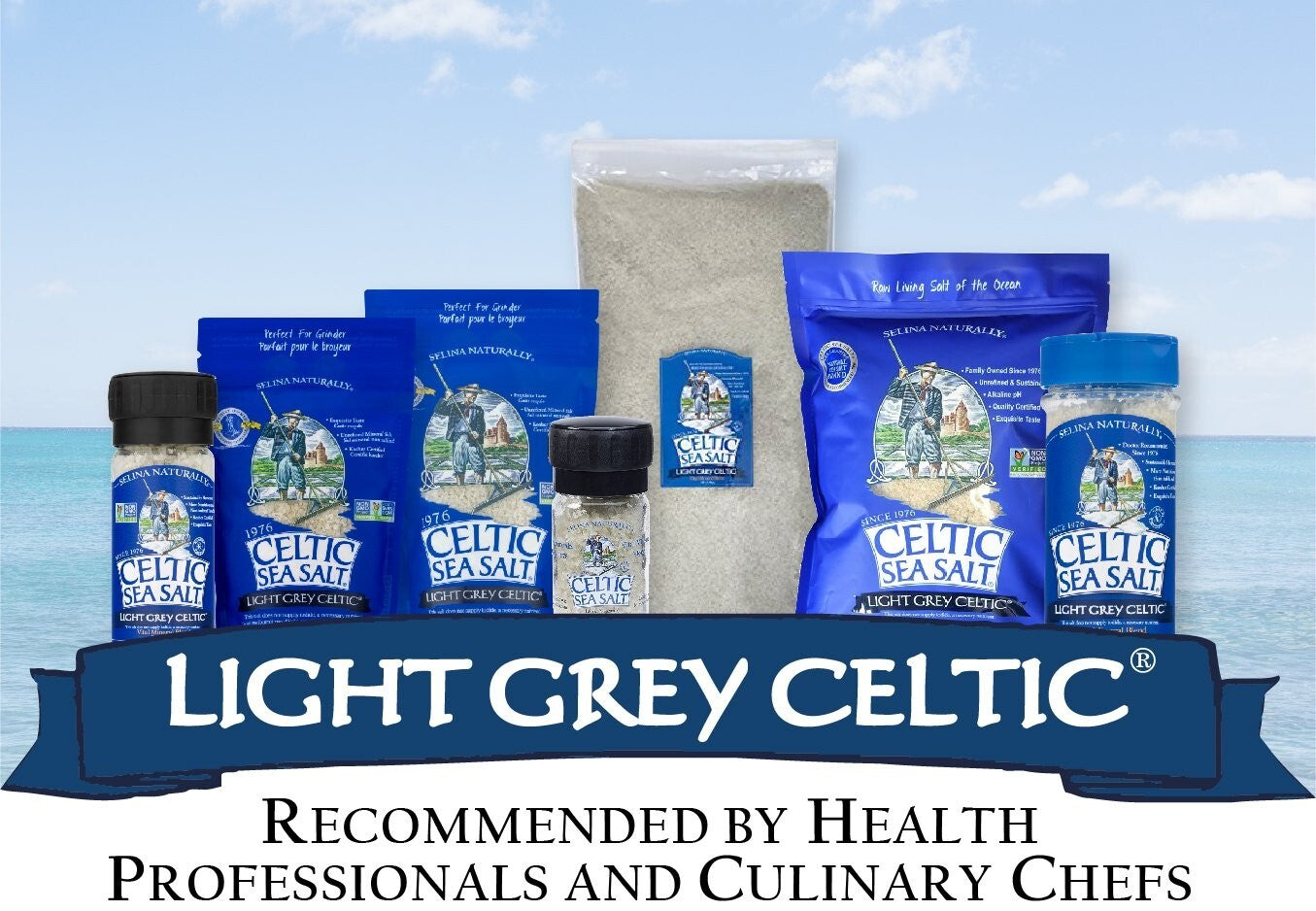Trusted Light Grey Sea Salt in Resealable Bags - Perfect for Cooking & Baking