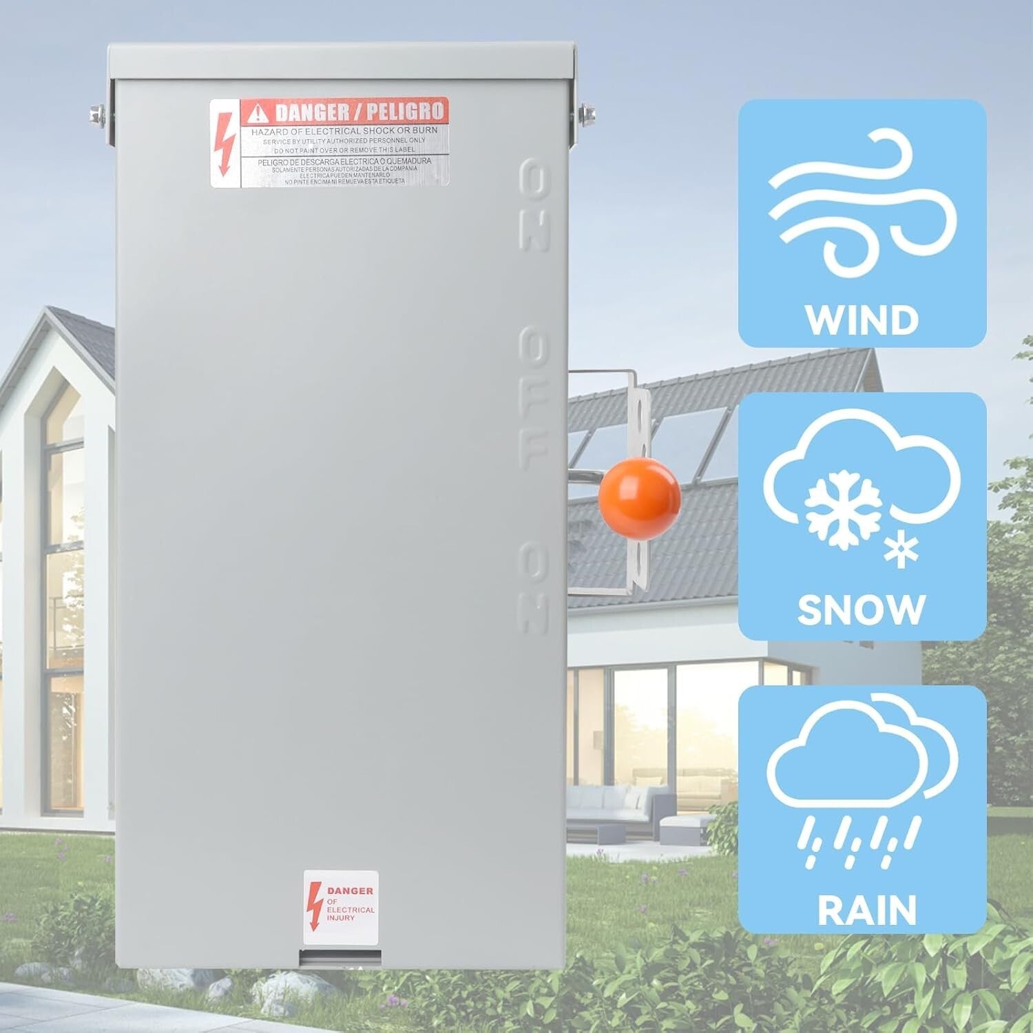 Easy-Install 24000W Double-Throw Generator Safety Switch - Power Management