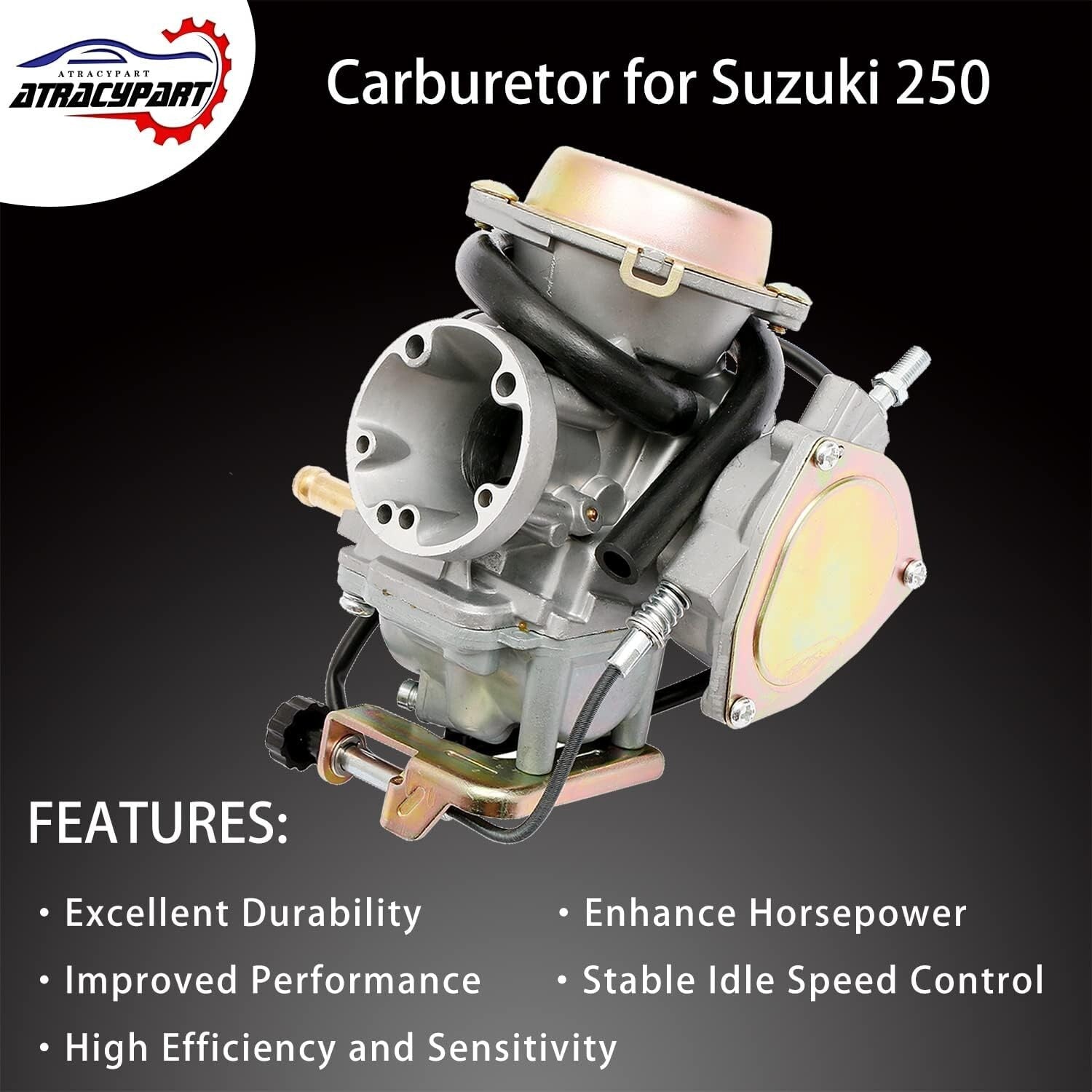 Efficient 28mm/48mm Carburetor for Suzuki Ozark 250F and Quad Sport Performance
