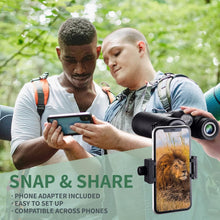 Load image into Gallery viewer, Durable 10x42 Binocular with Smart Phone Mount for Stunning Wildlife Observation