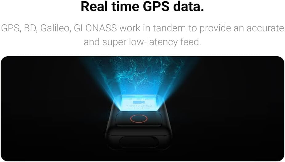 Smart GPS Remote for Action Cameras - Bluetooth Control with Metadata Recording