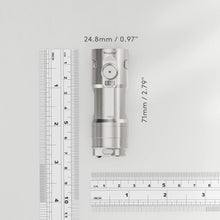 Load image into Gallery viewer, S3 Ti Titanium Flashlight: Super Bright 1800 Lumen with Instant Memory Mode