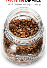 Load image into Gallery viewer, Quattro Stagioni Durable 5 oz Mini Mason Jars - Perfect for Canning &amp; Storage