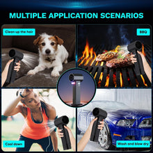 Load image into Gallery viewer, Portable Cordless Turbo Fan Leaf Blower - Ideal for Car Drying &amp; Patio Cleaning