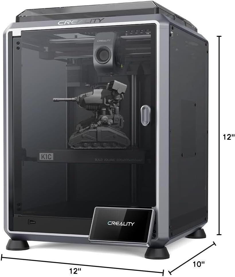 2024 Creality 3D Printer - Fast 600mm/s with Auto Leveling & Clog-Free Extruder