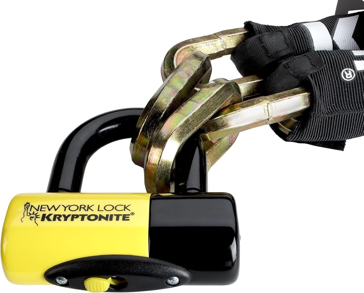 14mm Manganese Steel Chain Lock & 15mm Disc Lock - Anti-Theft Security Solution