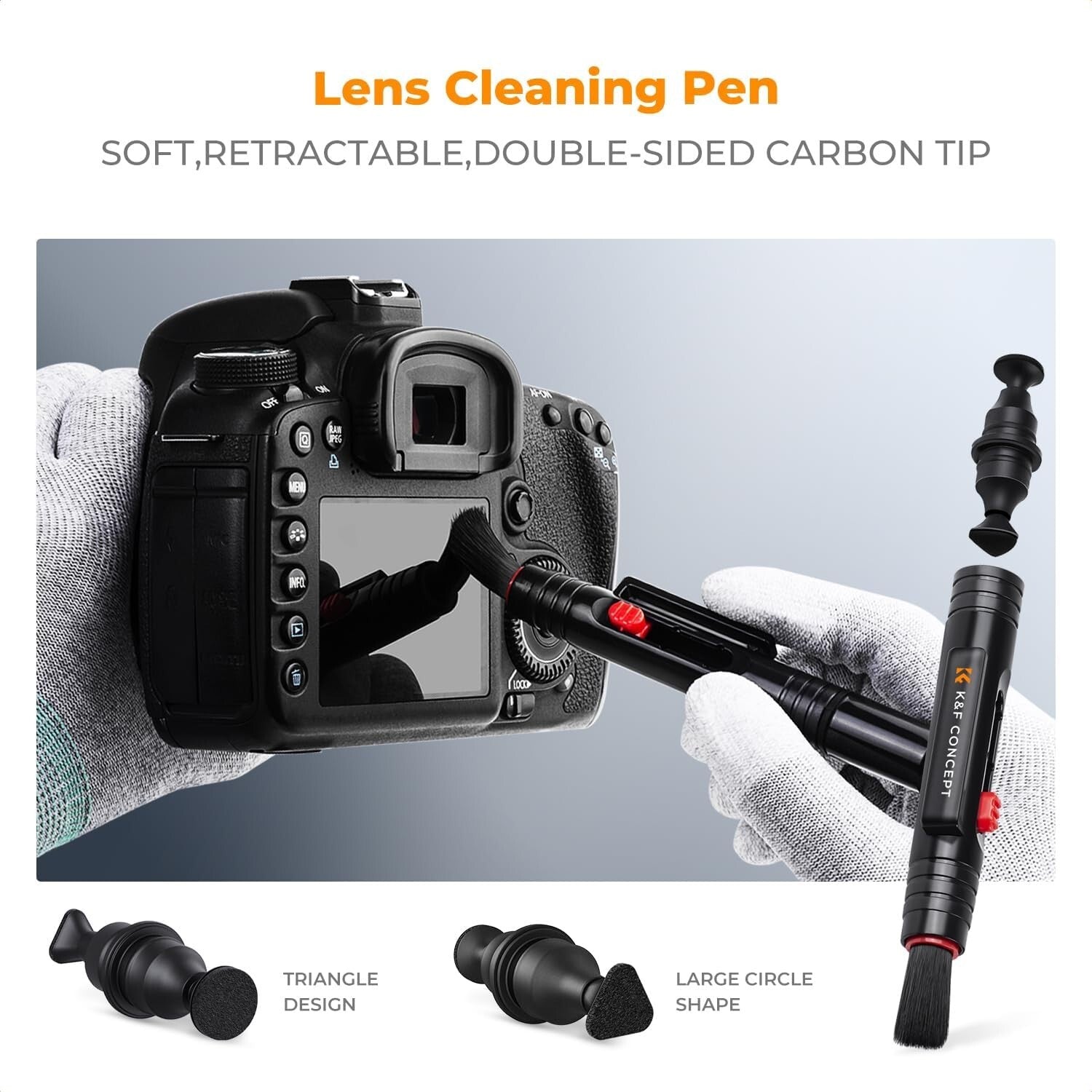 Camera Care Essentials: Complete Lens Cleaning Kit with Sensor Swabs & Gloves