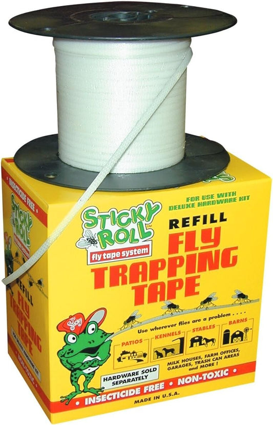 Chemical-Free Sticky Fly Tape Refill - 1000FT for Premium Fly Control