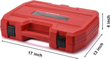 Load image into Gallery viewer, Versatile Impact Socket Set: 70 Pieces with Ratchet &amp; Adapters - 1/2-Inch Drive