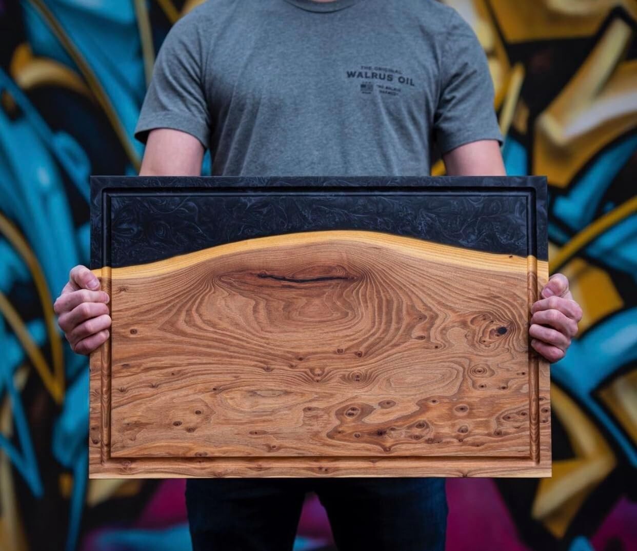 1 Gallon Jug of Walrus Oil for Cutting Boards - Black Wood Butcher Block Oil