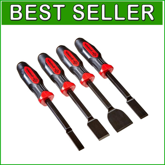 Dominator 4-Piece Ergonomic Scraper Set - Versatile Hand Tools for Gasket & R...