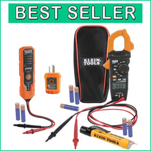 Load image into Gallery viewer, Versatile Electrical Test Kit with Non-Contact Voltage Detector &amp; Storage Pouch