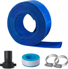Load image into Gallery viewer, Sturdy 1.5 inch Pool Discharge Hose Kit - 100 ft PVC with Complete Accessories
