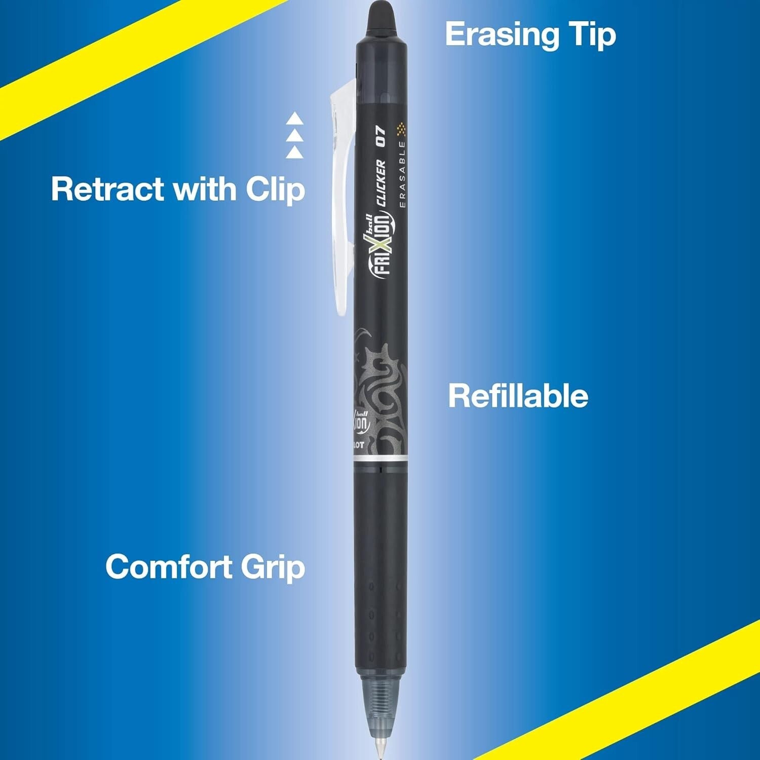 Effortless Writing with FriXion 36-Count Erasable Gel Pens – Quick Dry 0.7 mm