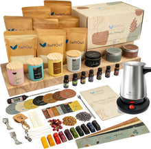 Load image into Gallery viewer, Luxurious Soy Candle Making Set with 7 Scents, Jars, &amp; All Essentials Included