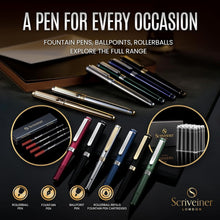 Load image into Gallery viewer, Elegant Refillable Fountain Pen - Medium Nib, Deep Crimson - Office Essential