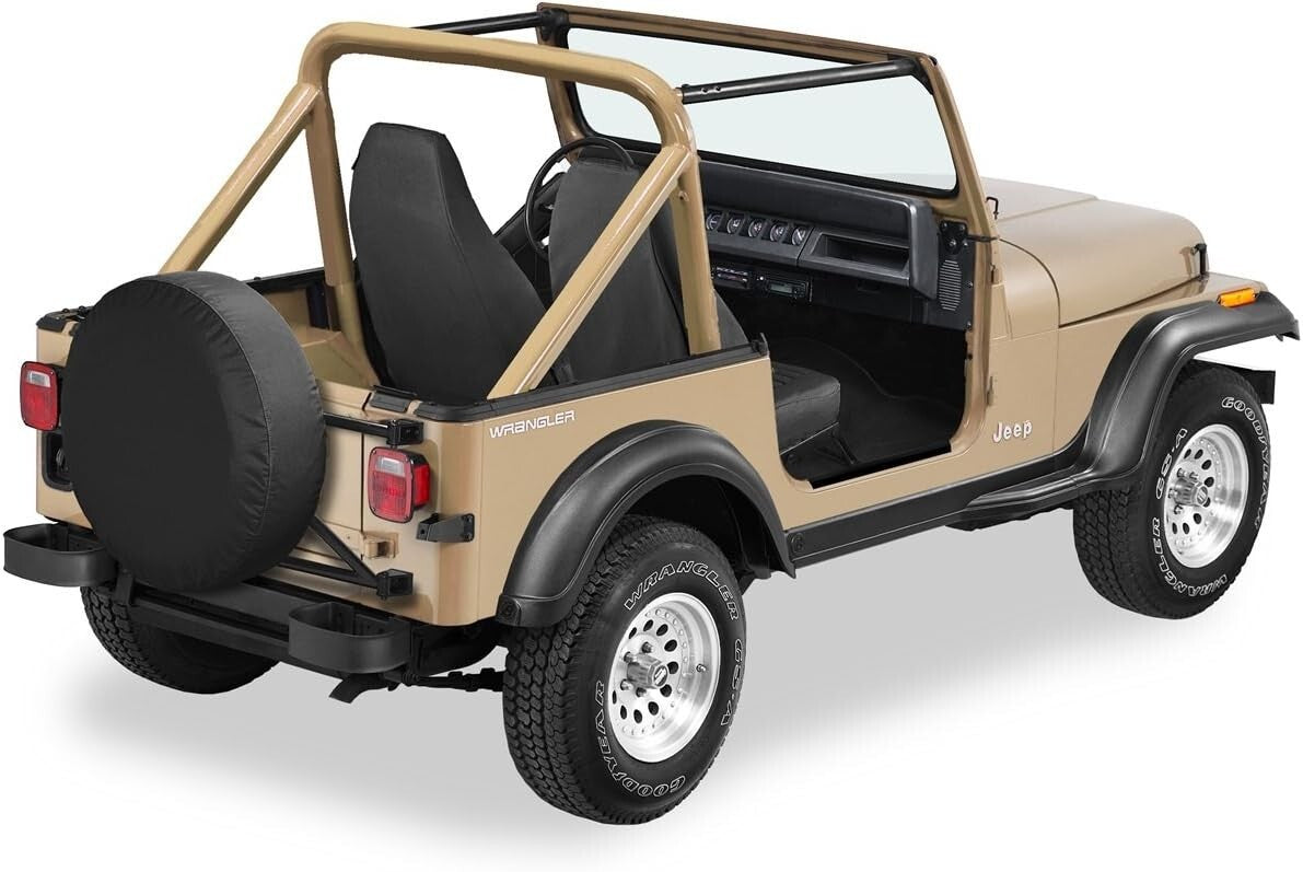 Durable Black Diamond Tire Cover - UV & Mildew Resistant for SUVs and Jeeps